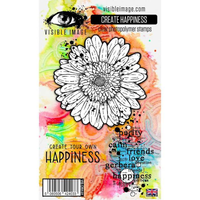 Visible Image Create Happiness Stamp Set